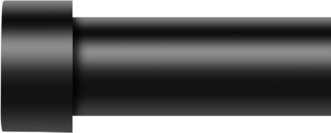 Black Curtain Rods for Windows 120 to 170 Inch, extra long drapery rod for by VOIIYCurtainRods