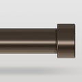 Bronze Curtain Rods for Windows 36 to 240 Inch, Size:36-240 Inch by VOIIYCurtainRods
