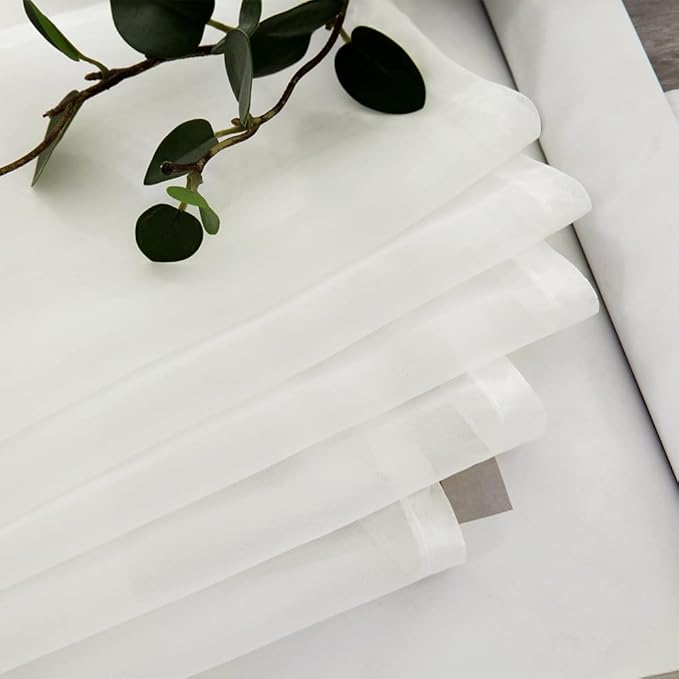 MIULEE Short Sheer Curtains 30 Inch Length - Image 5