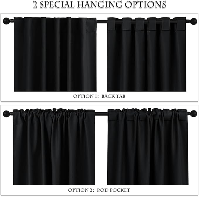 PONY DANCE Blackout Curtains for Kitchen - Image 2