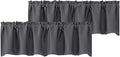 Chyhomenyc Blackout Valances for Windows, Short Window Valance Curtains for by Chyhomenyc