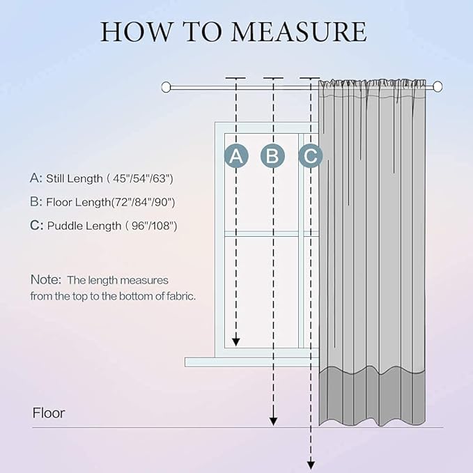 MIULEE Short Sheer Curtains 45 Inches Long, Light Cream Light Filtering Voile - Image 6