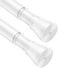 AIZESI Spring Tension Rods Adjustable Tension Curtain Rod Small Tension Rod No by AIZESITENSIONROD