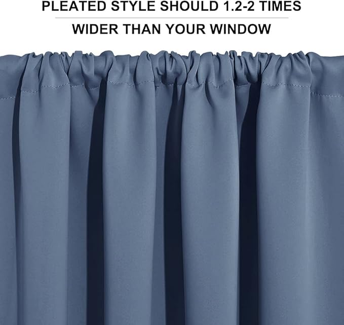 RYB HOME 54 inch Blackout Curtains - Image 6
