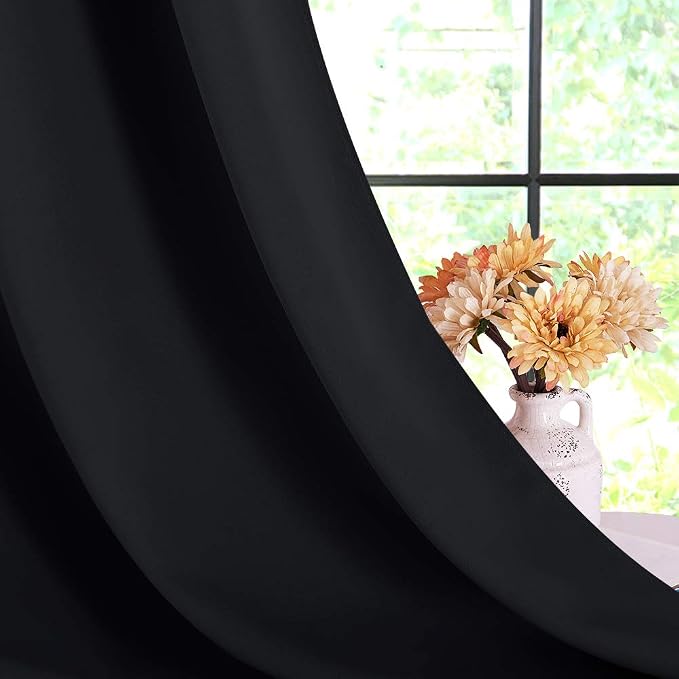 NICETOWN Living Room Blackout Curtains and Drapes, 2 Panels, 42 inches Wide by - Image 6