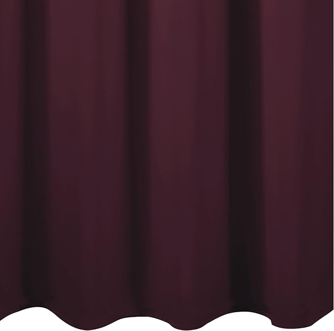 LEMOMO Blackout Curtains 66 x 84 inch/Burgundy Red Curtains Set of 2 - Image 9