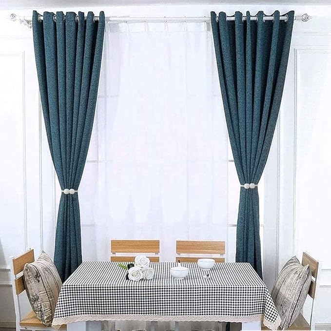 Melaluxe 6 Pack Magnetic Curtain Tiebacks, Decorative Curtain Holdbacks - Image 5