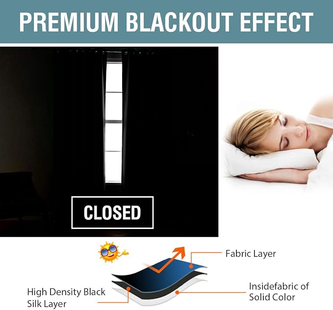 H.VERSAILTEX Preminum Blackout Curtains - Image 6
