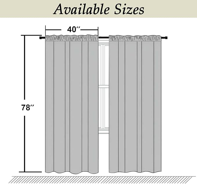Simplebrand Ava Aqua Blackout Curtains - Image 9