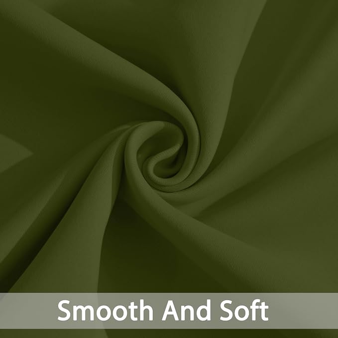 Yakamok Olive Green Blackout Curtains - Image 5