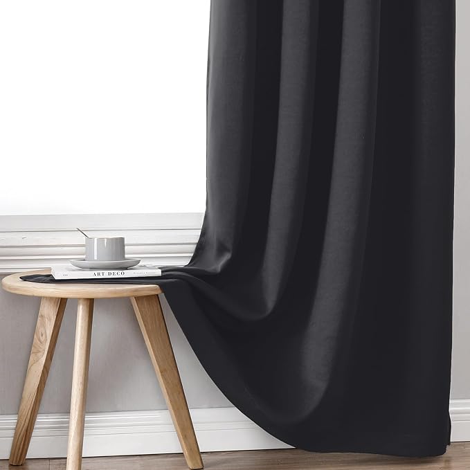 ChrisDowa 100% Blackout Curtains 108 inch Long - Image 7