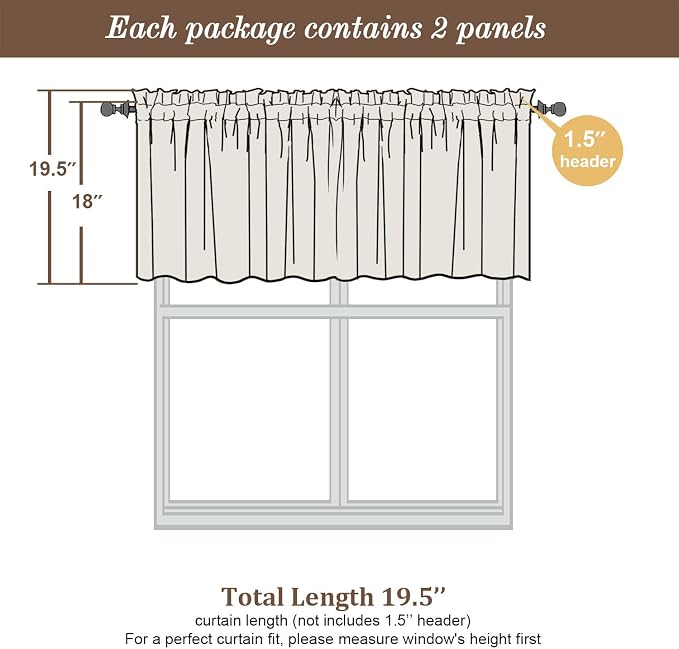 Chyhomenyc Charcoal Grey Valances - Image 3