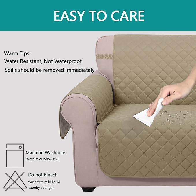 U-NICE HOME Recliner Chair Covers Reversible Chair Cover - Image 5