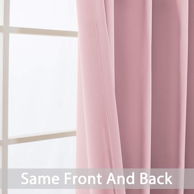 Yakamok Blackout Curtains Room Darkening Thermal Insulated Window Panels - Image 6