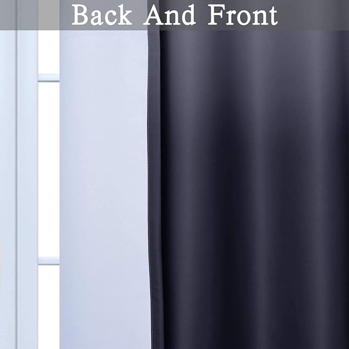 SimpleHome Ombre Curtains 42 x 63 Inch - Image 4