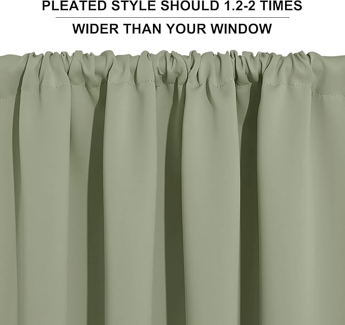 RYB HOME Large Blackout Curtains - Image 8