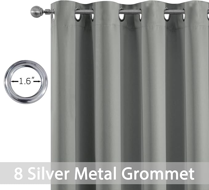Yakamok 36 Inch Curtains Blackout Window Curtains - Image 2
