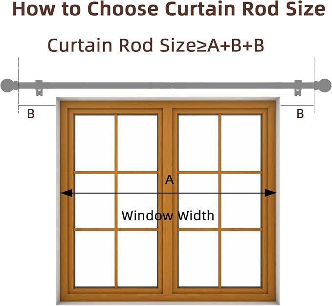 SMODBRODRE Curtain Rods for Window 32 to 62 - Image 5
