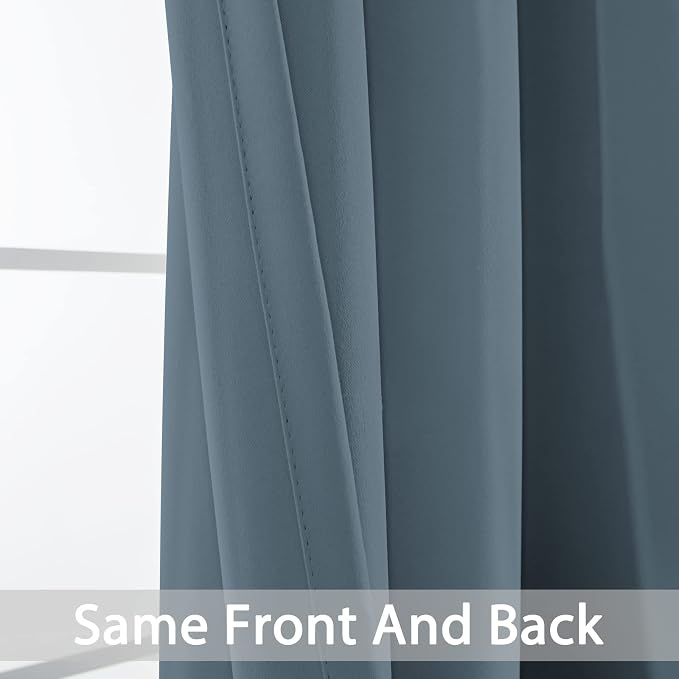 Yakamok Blackout Curtains Room Darkening Thermal Insulated Window Panels - Image 5