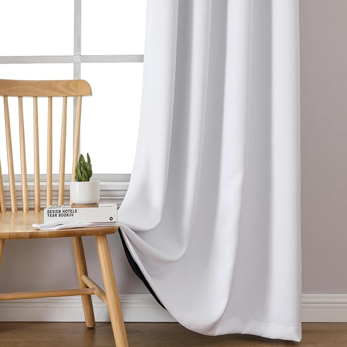 ChrisDowa 100% Blackout Curtains 63 inch Long - Image 7