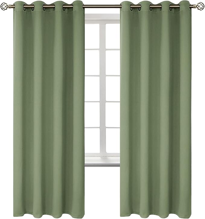 BGment Room Darkening Curtains 72 Inches Long by BGment