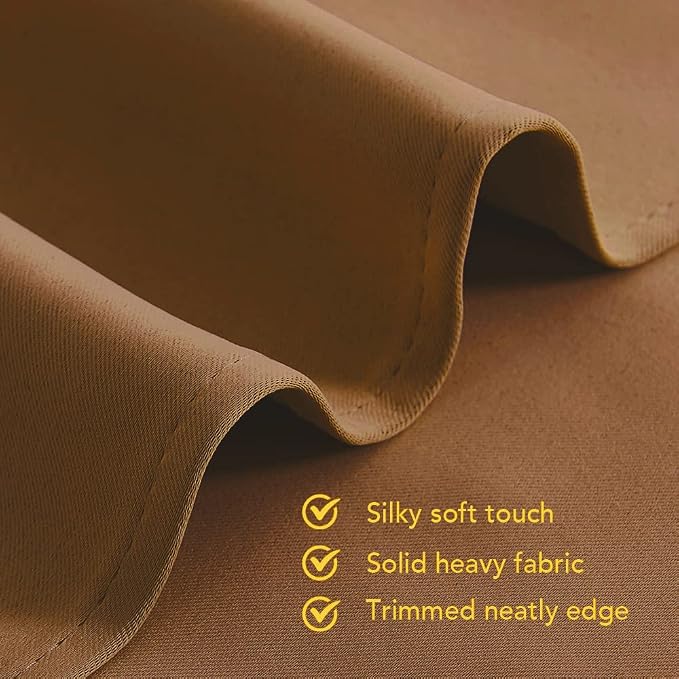 NICETOWN Sleek Blackout Curtains 48 inches Length - Image 5