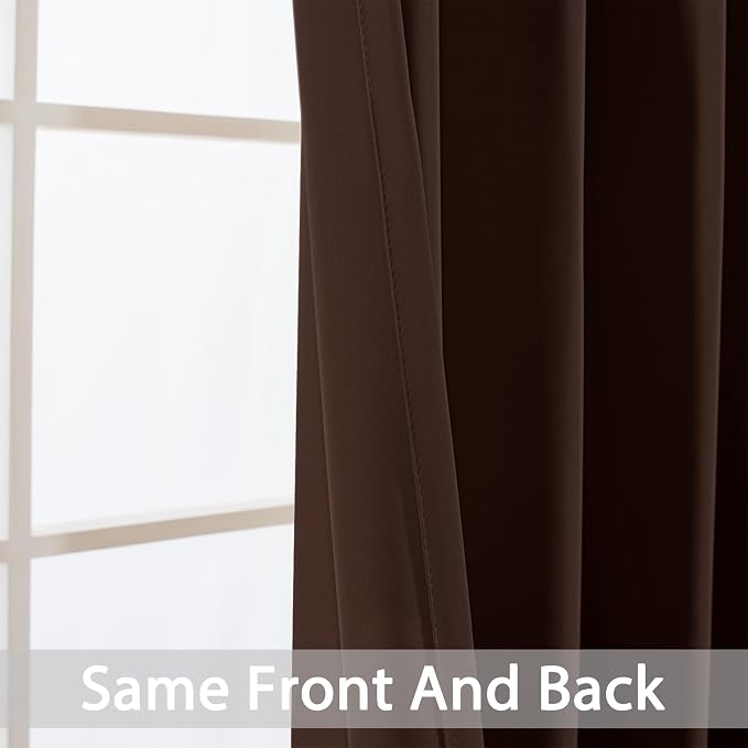 Yakamok Blackout Curtains Room Darkening Thermal Insulated Window Panels - Image 6