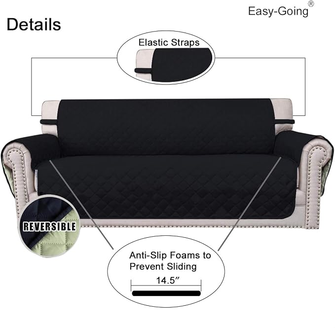 Easy-Going Reversible Oversized Couch Cover - Image 3