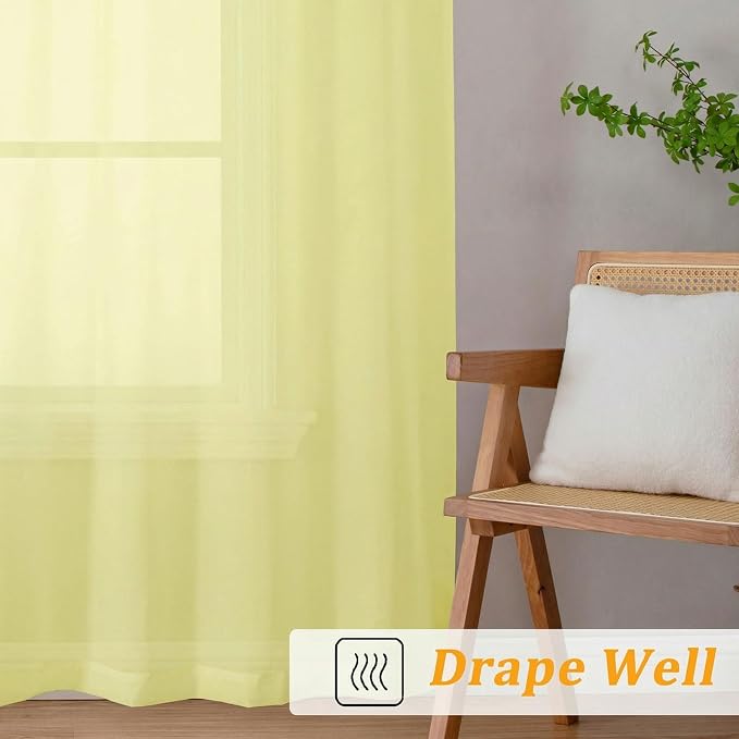Gwine Sheer Curtains 84 Inches Long - Image 6