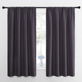 NICETOWN Bedroom Curtains Blackout Draperies, 1 Pair, 34-inch W x 63-inch L by NICETOWN