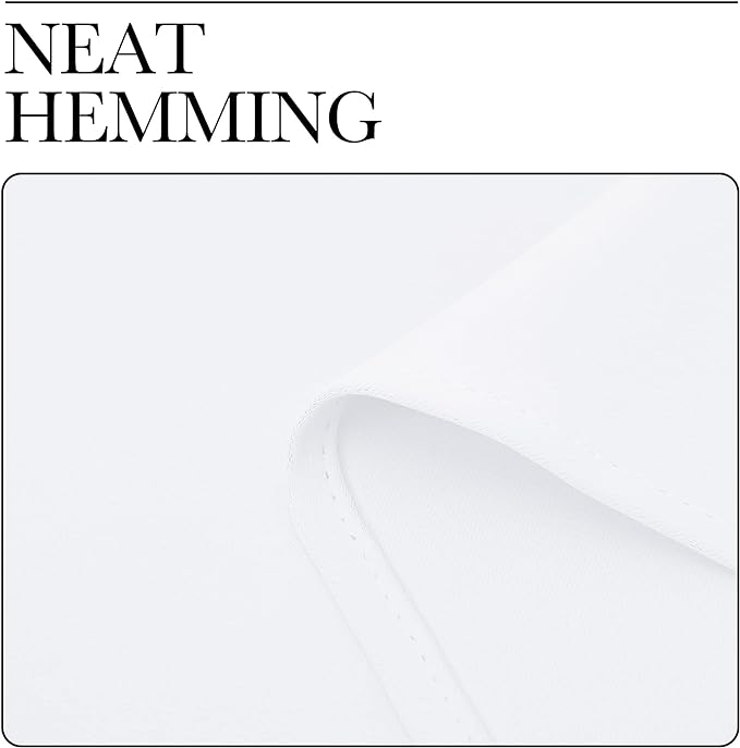 NICETOWN Long White Curtains for Patio - Image 5