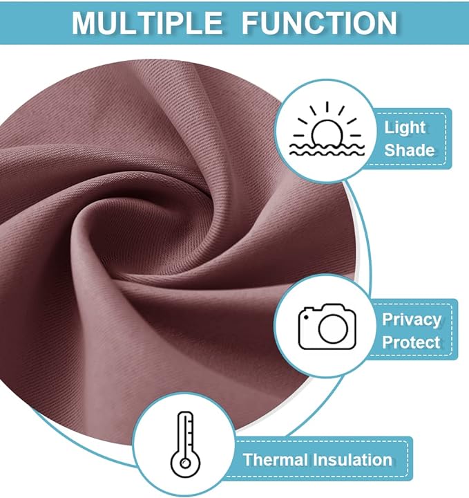 RYB HOME Large Blackout Curtains - Image 5