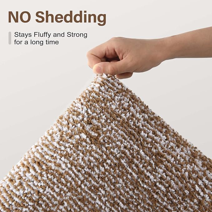 Bathroom Rugs 24x17 Non Slip Washable, Coffee Bath Mat - Image 8