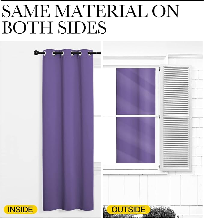 NICETOWN Blackout Draperies Curtains - Image 5