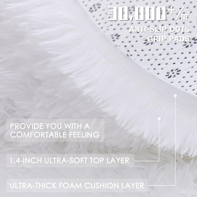 OLANLY 7x10 Machine Washable Large Area Rugs - Image 8