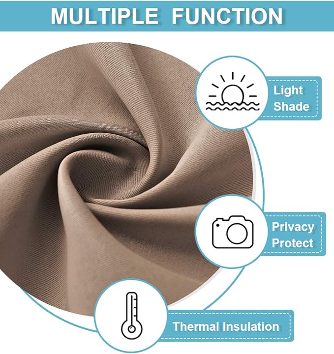 RYB HOME Large Blackout Curtains - Image 6