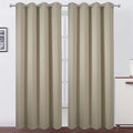 LEMOMO Blackout Curtains 52 x 84 Inch Long Beige Curtains Set of 2 Panels Room by Lemomo