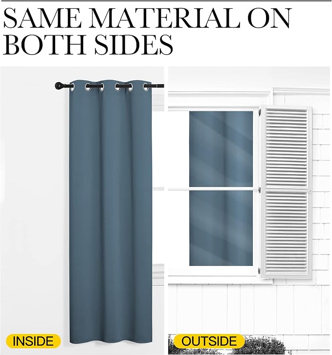 NICETOWN Blackout Curtain Panels - Image 5