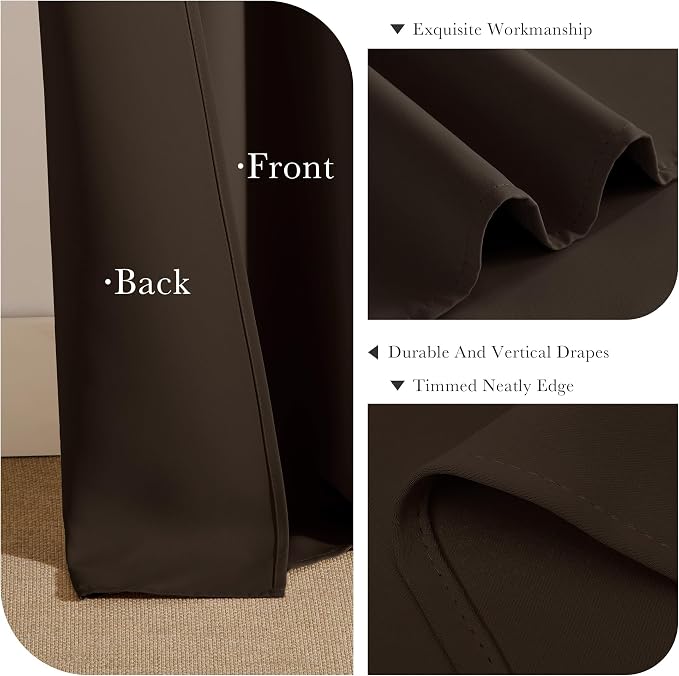 Pony Dance Short Curtains for Bathroom Window, Small Half Drapes for Kitchen - Image 6