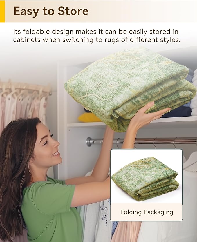 Area Rugs 2'x5' Runner Rug Non Slip Washable - Image 7