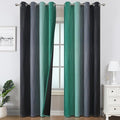 Estelar Textiler Black and Green Ombre Blackout Curtains 84 Inch Length 2 by ESTELARTEXTILER