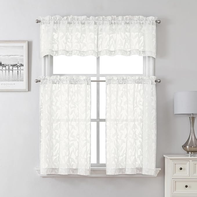 Lecloud Leia Ivory Sheer Valances - Image 8