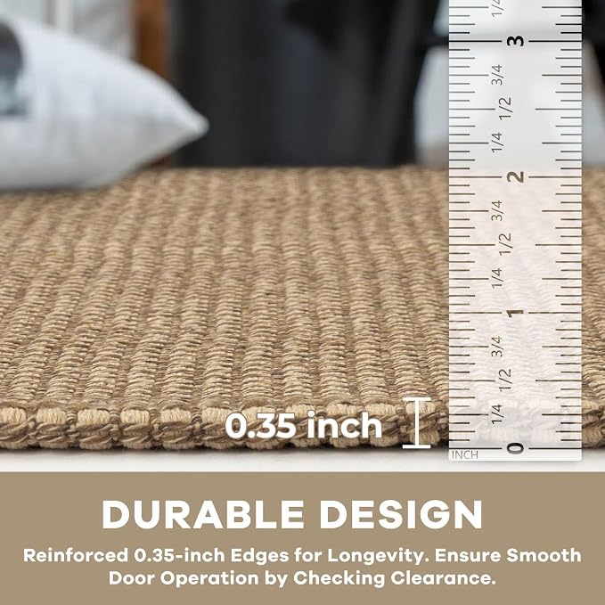 KOZYFLY Boho Area Rug Runner Sets of 2Pcs 2x6 and 3x5 Washable Entry Rugs Non - Image 4