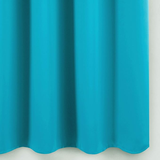 LEMOMO Teal/Turquoise Kids Blackout Curtains - Image 9