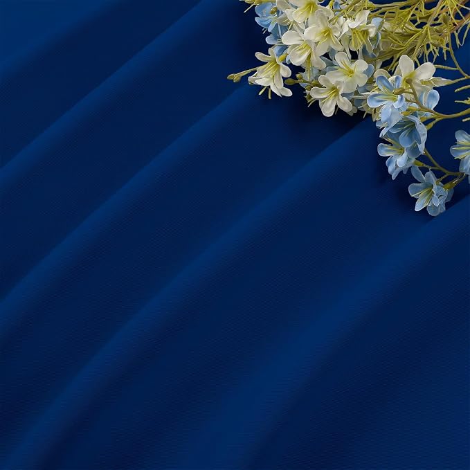 CUCRAF Royal Blue Blackout Curtains 84 inch Length 2 Panels Set, Rod Pocket - Image 7