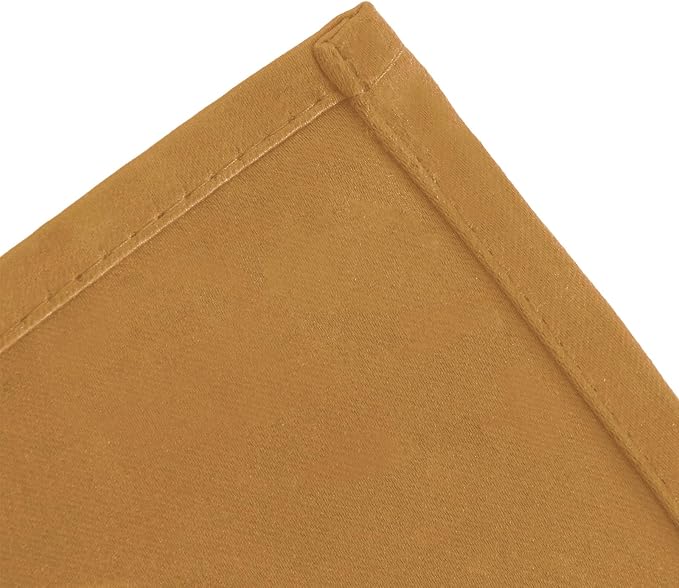 LEMOMO Blackout Curtains 52 x 108 inch/Mustard Yellow Curtains Set of 2 - Image 7