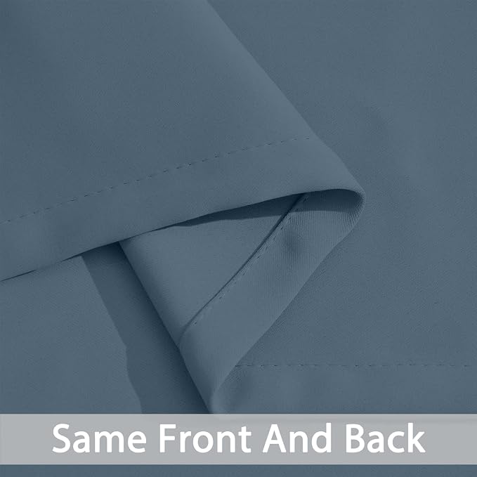 Yakamok Light Blocking Room Darkening Thermal Curtain Panels Blackout Curtains - Image 4