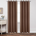 Joydeco Blackout Curtains 84 Inch Length 2 Panels Set, Thermal Insulated Long by JOYDECO