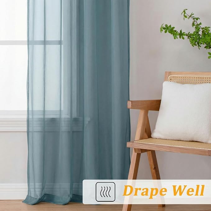 Gwine Sheer Curtains 72 Inch Length - Image 6