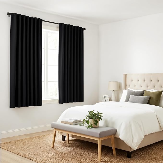 PONY DANCE Black Short Curtains - Image 8